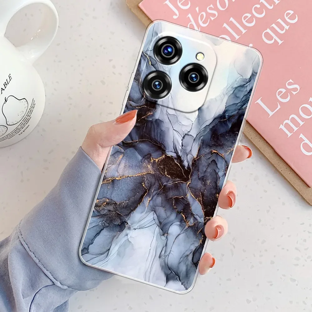 Clear Shockproof Silicone Phone Case - Fashionable Soft TPU Back Cover