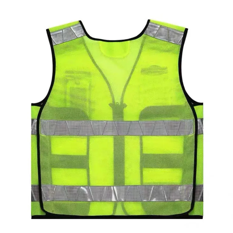 High Visibility Reflective Vest Mens Construction Worker Night Runner Safety