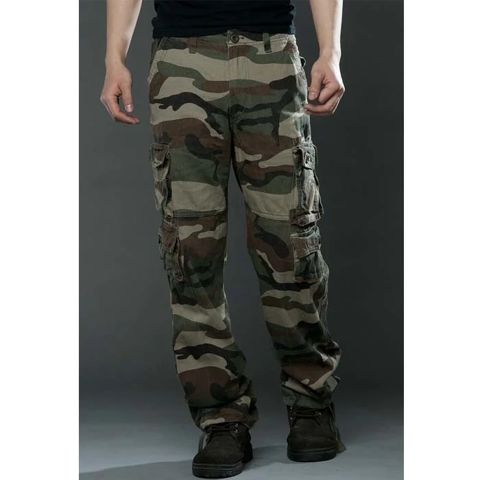 

camouflage New 2023 maikul789 Men Cotton Casual Military style Army Cargo Camo Combat tactical Pants urban fashion Trousers male