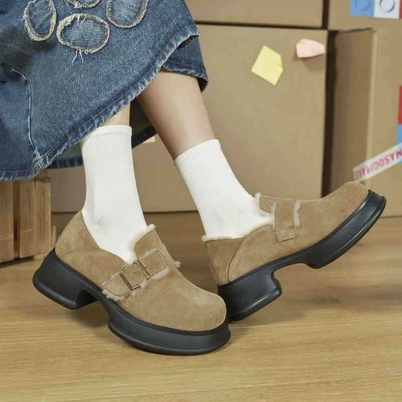 

Женские туфли с круглым носком, на квадратном каблуке, с жемчугом