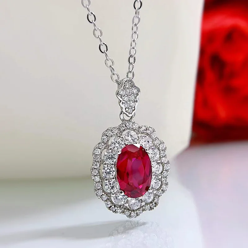 

Shape Jewelry for Women Silver Necklace for Women Oval