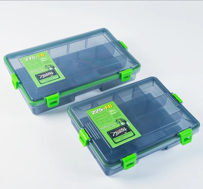 Compact Multi-Compartment Fishing Accessory Organizer Box