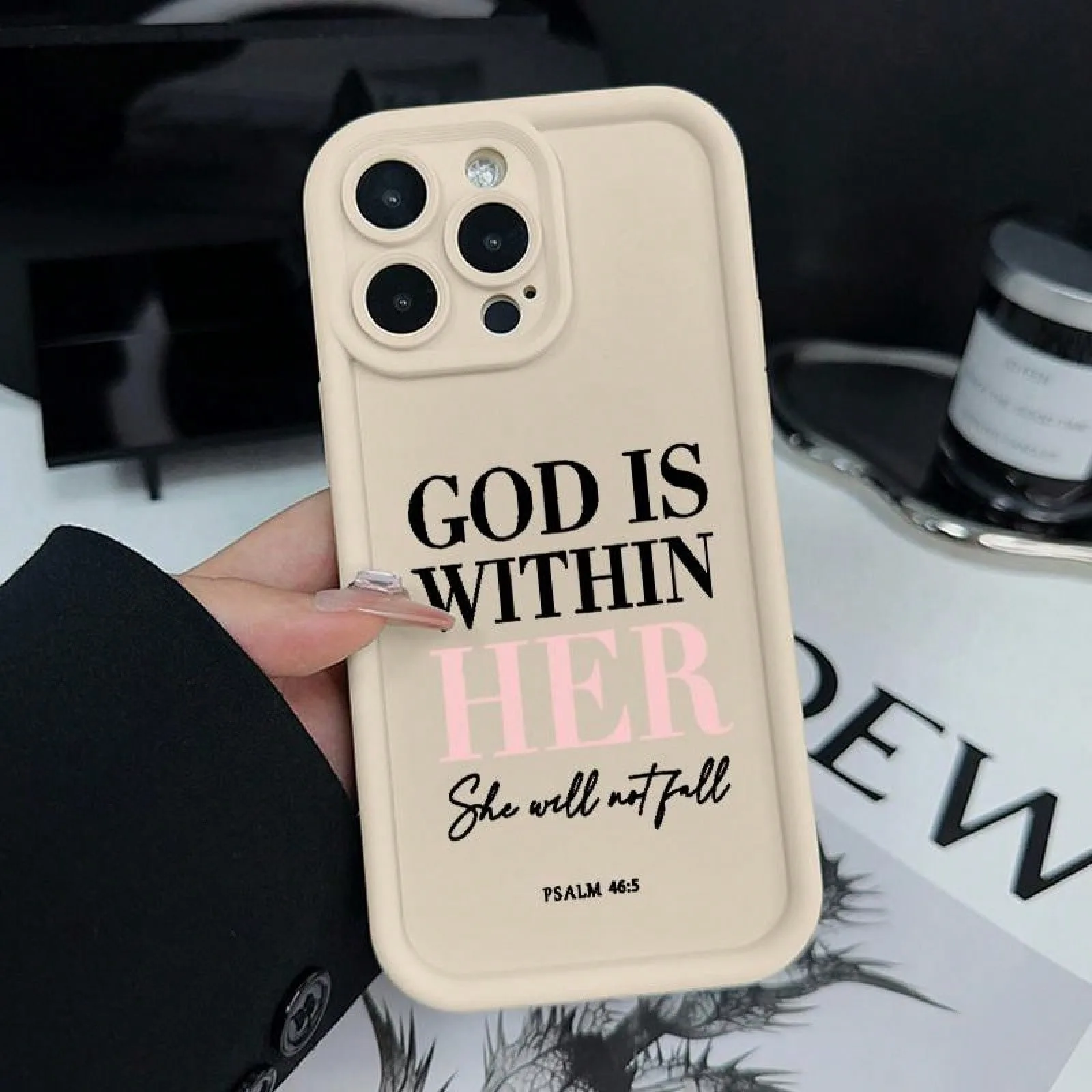 Divine Protection Shockproof Silicone Phone Case - Rugged & Durable Cover