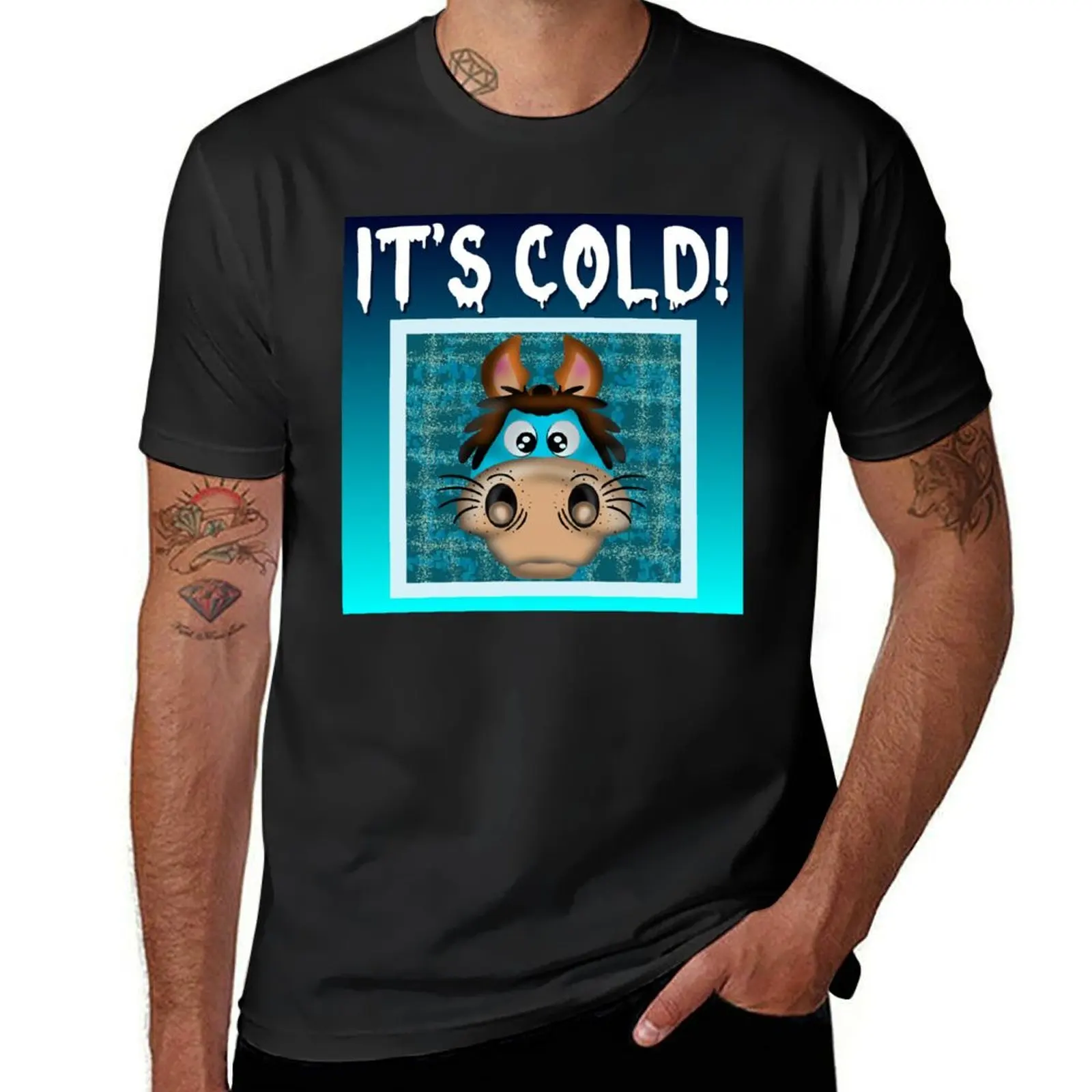 

HORSES WINTER - COLD T-Shirt sublime quick-drying plain t shirts men