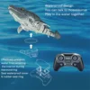 2.4G RC Dinosaur Toys for Kids, RC Water Toys RC Boat with Lightfor Swimming Pool Water Toys (with 2 Batteries) Orange 3
