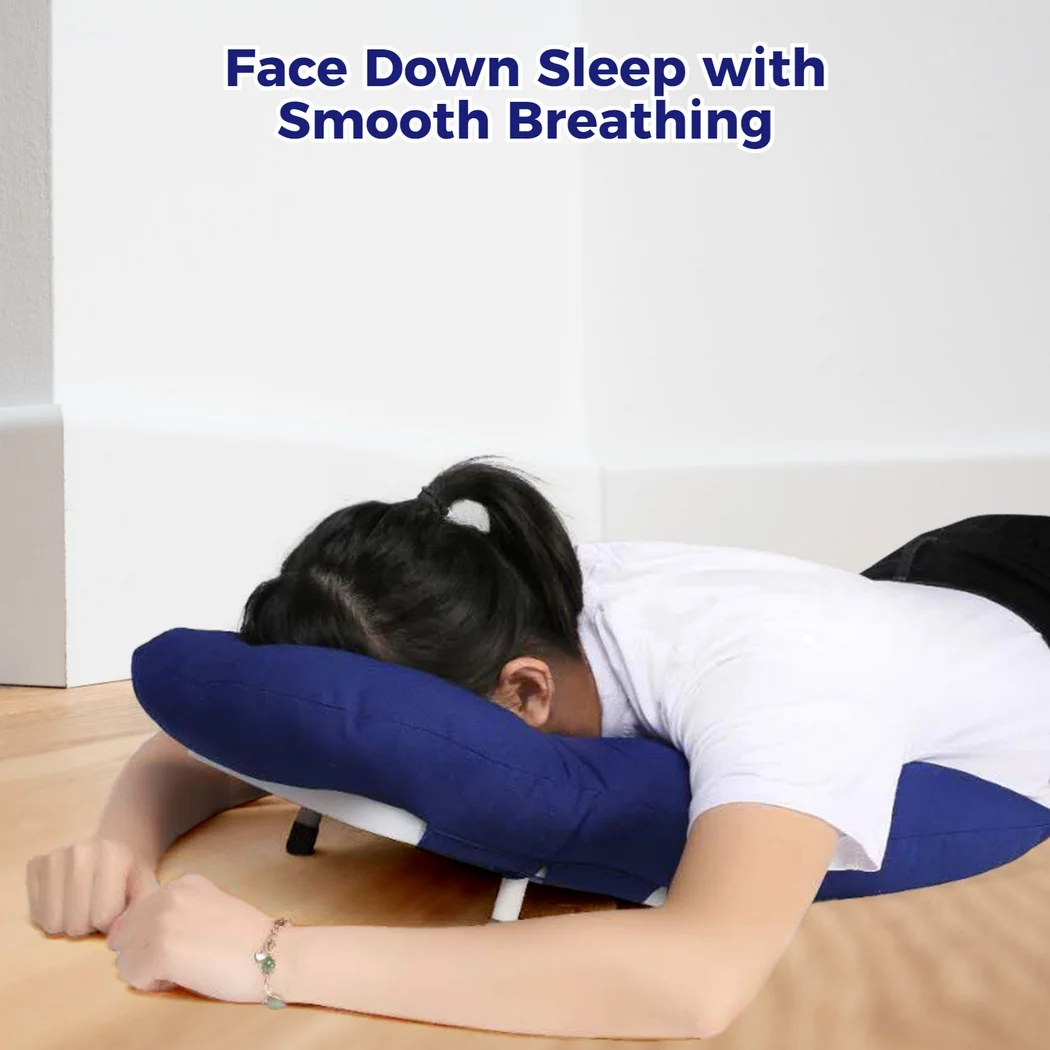 Blue Face Down Sleep Retinal Detachment Recovery Pillow Face Down Pillow For Eye Surgery Prone Pillow Cushion Face Down Pillow 3