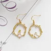 Fairy Tales Cute White Rabbit Alice in Wonderland Clip Earrings Non No Piercing Ear Hole Fairy Round Branch Clips on Earrings 4