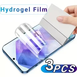 Triple Pack HD Hydrogel Screen Protectors for Enhanced Clarity and Protection (For Vivo V20 SE)