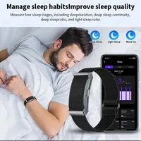 LIGE No Screen Sports Fitness Smart Bracelet Men's Call Reminder Heart Rate Monitor IP68 Waterproof Smartwatch For Android IOS - Image 4