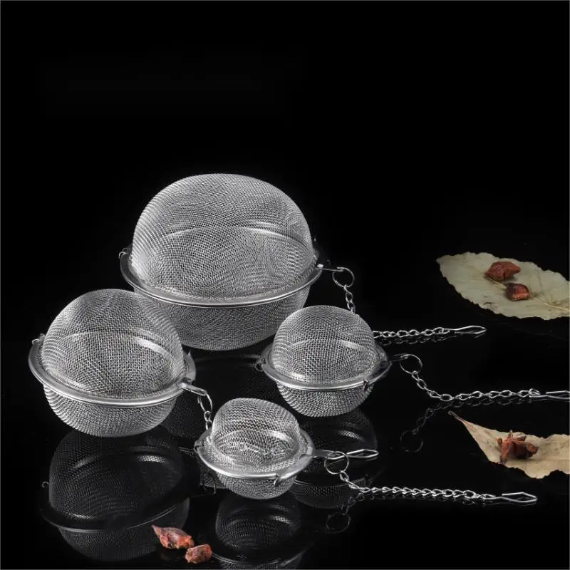 Stainless Steel Tea Infuser Sphere Locking Spice Tea Ball Strainer Mesh Infuser Filter Strainers Kitchen Accessories tea infuser tea strainer tea filter