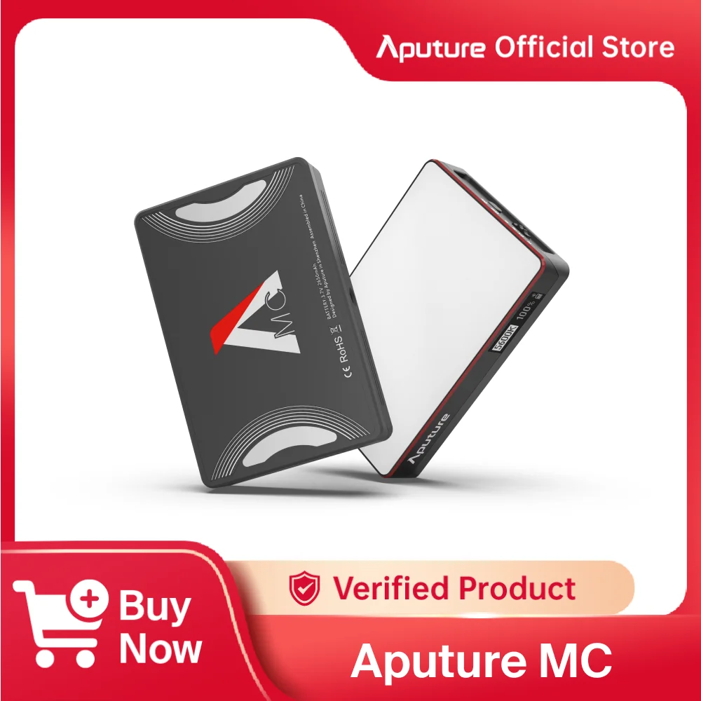 Aputure MC AL-MC RGBWW LED Lights 3200K-6500K Photography Lighting