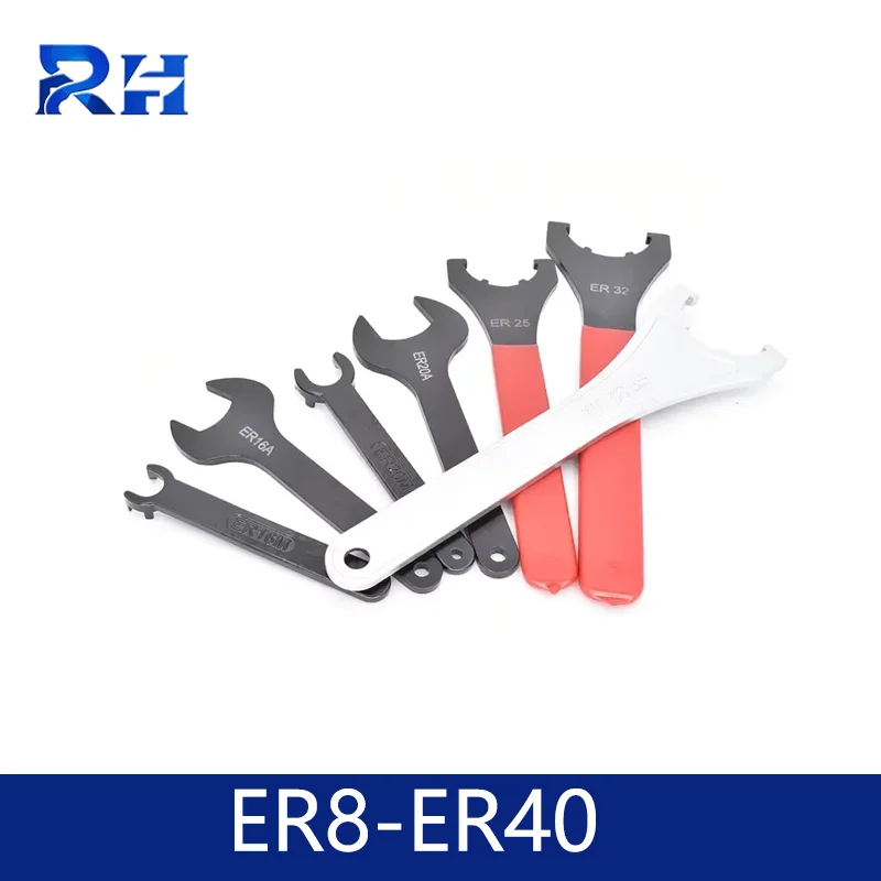 RH ER8M ER11A M ER16A ER20A ER25 ER32 ER40 A M UM MS O Wrench For Cnc machining Center Milling Machine Tool Holder Nut Clamping tool holder lathe tool holder
