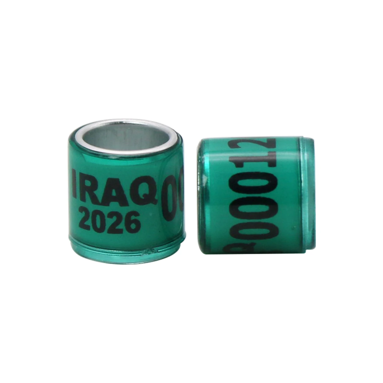 50 Pcs 2026 Pigeon Foot Ring 8mm Aluminum Plastic with Numbers Multicolor Bird Supplies Training Tool bird foot rings bird leg rings bird rings