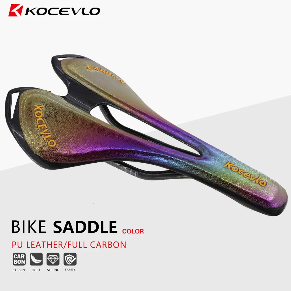 

Kocevlo углеродное седло из искусственной кожи многоцветное MTB складной дорожный велосипед седло Велосипедное Сиденье шоссейное mtb Велосипедное Сиденье