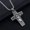 Pope Francis Papal Pectoral Cross the Good Shepherd Stainless Steel Pendant Necklace Catholic Religious Jewelry 2