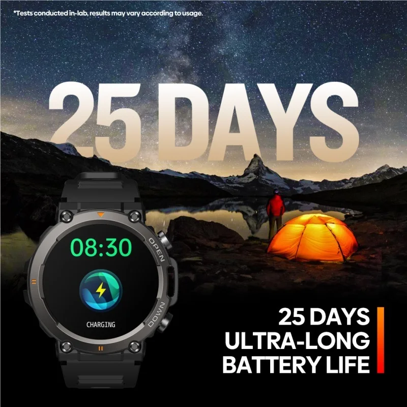 1.39 &Bluetooth Watch 400mAh8762DK Ultra Long Standby Vibe7 Waterproof Bluetooth Call Multi-sport Mode Outdoor Sports Model