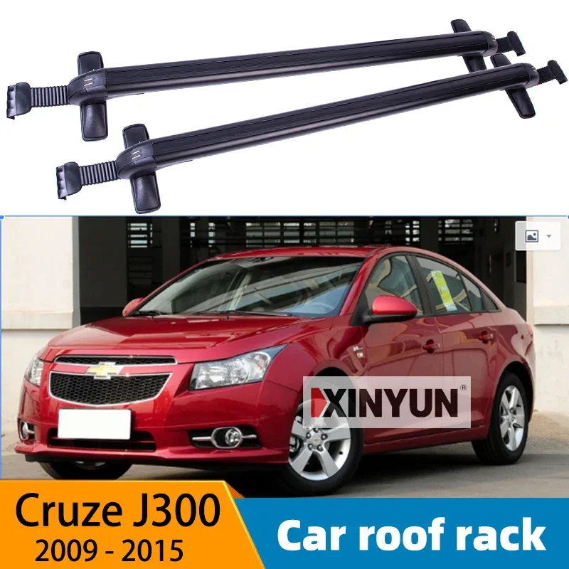 

SHITURUI 2 шт. рейки на крышу для Chevrolet Cruze J300 2009-2015, боковые рейки из алюминиевого сплава, поперечные рейки, багажник на крышу, багажник