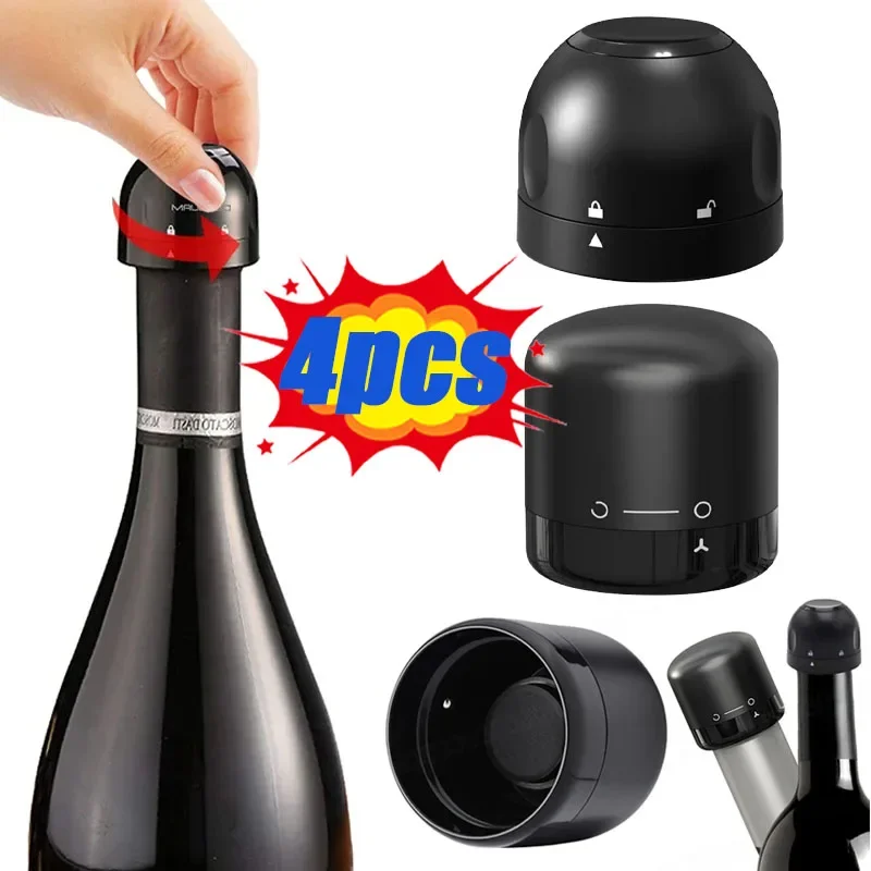 Vacuum Wine Bottle Stopper Sealing Cap Silicone Tools