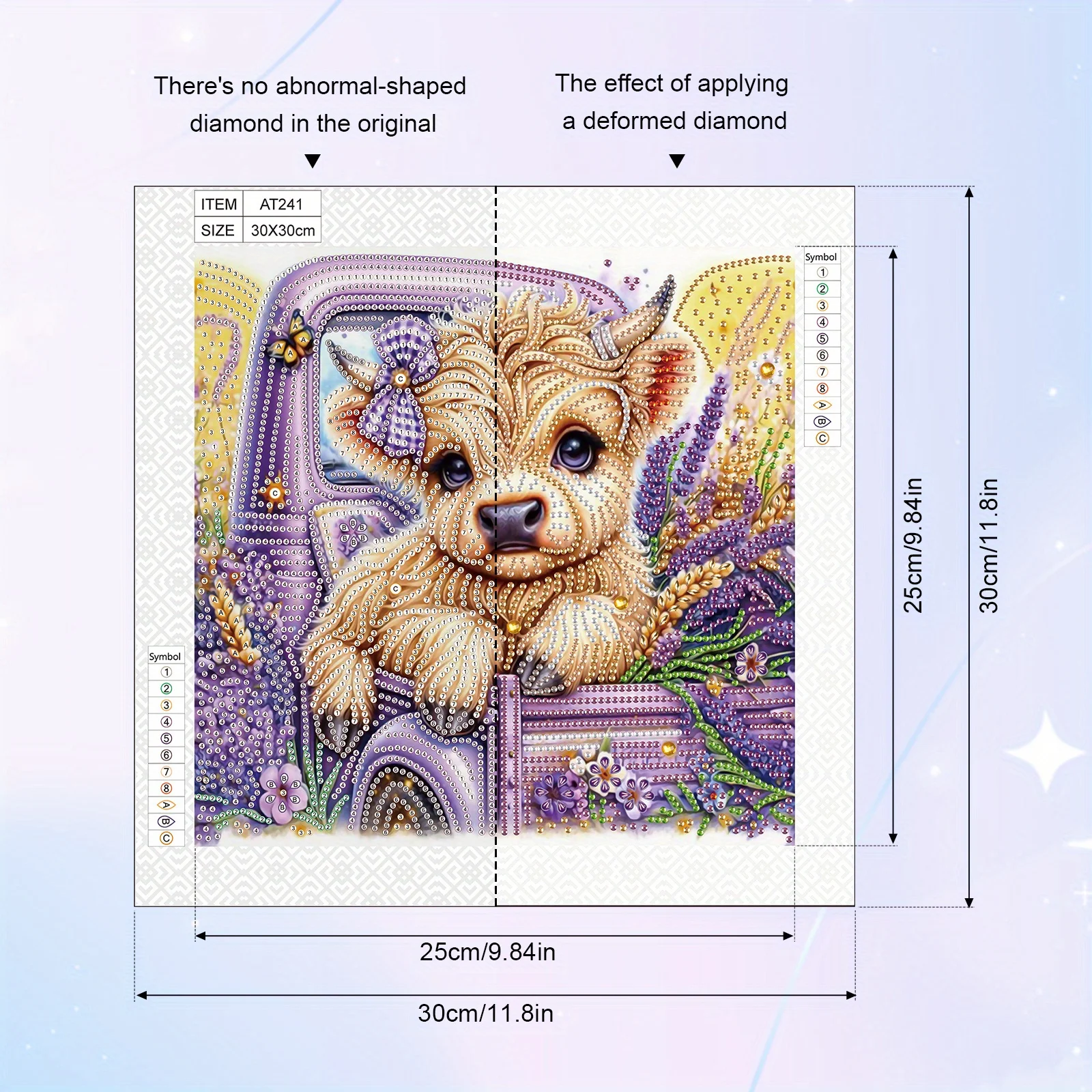 DIY Cute cow 5D Special Shape Diamond Art Kits for Beginners Diamond Art Painting Kits for Home Wall Decoration Gift diamond painting diamond art painting kit diamond painting set