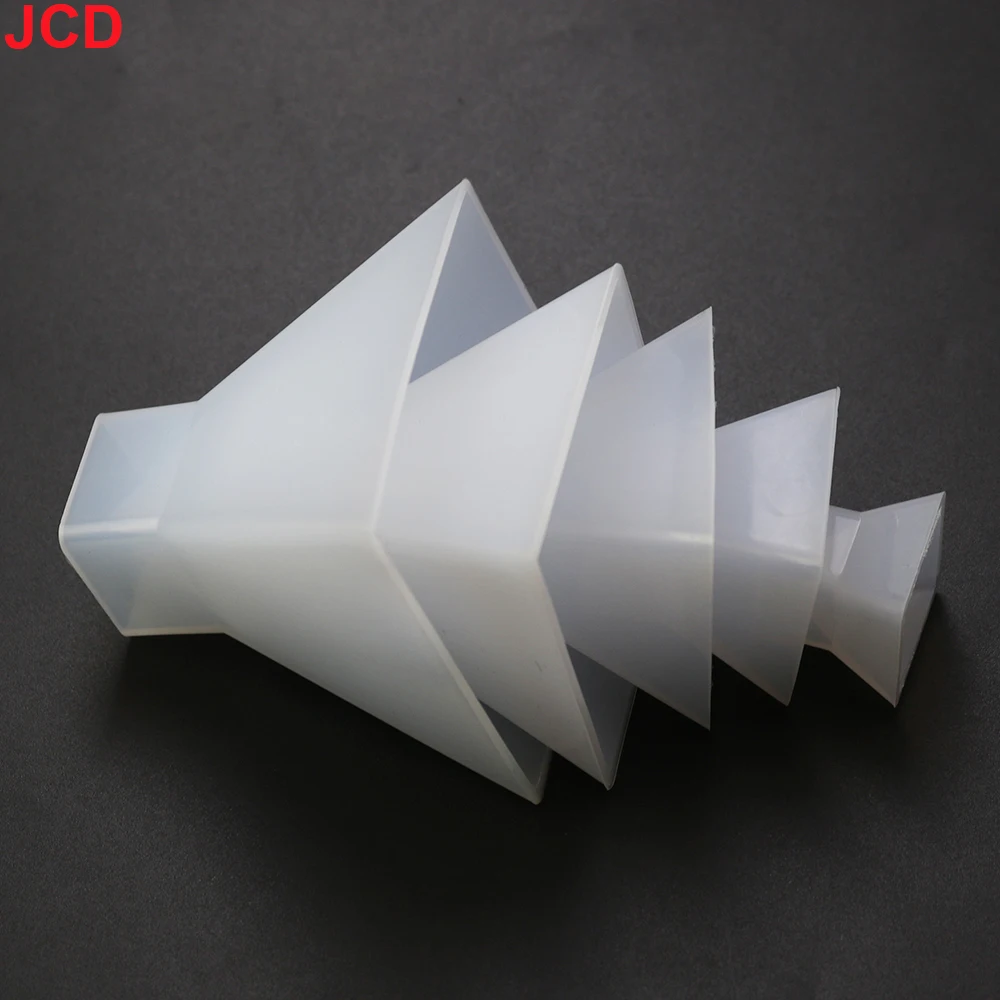 1pcs Cubic Pyramid Silicone mold For DIY Crystal UV Epoxy Home Decoration Tools for Resin