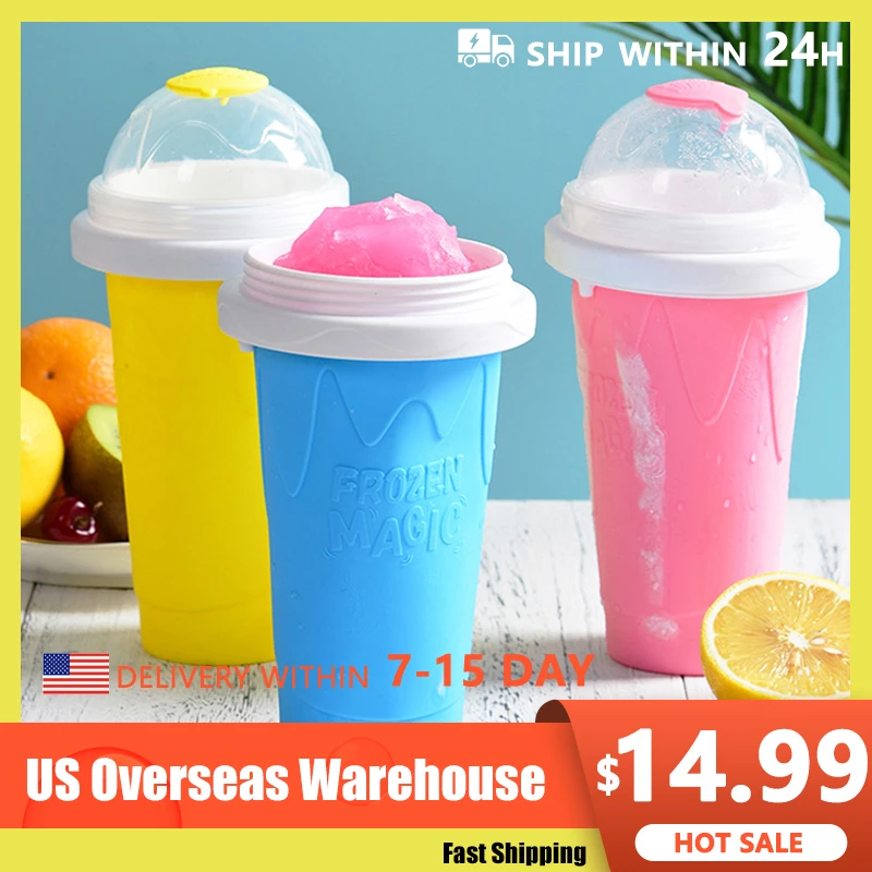Slushy Cup Maker Bottle, For Smoothies Slush Ice Cream Shake Maker