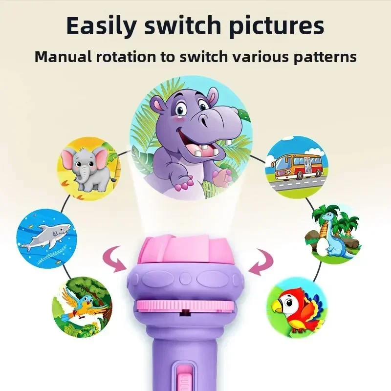 Cartoon Projector Flashlight Toy 3