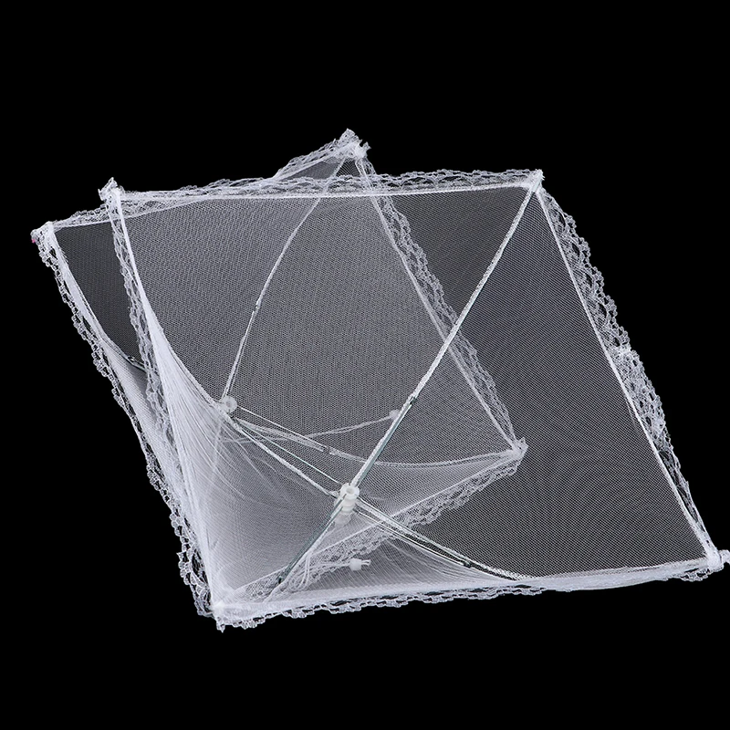 New High Quality Mesh Foldable Anti Fly Mosquito Tent Dome Net Umbrella Picnic Protect Dish Cover