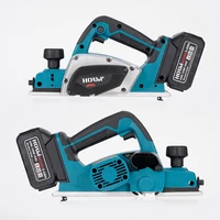 15000RPM Brushless Electric Planer Cordless Electric Hand Planer Home DIY Furniture Wood Cutting Tool for Makita 18V Battery 2