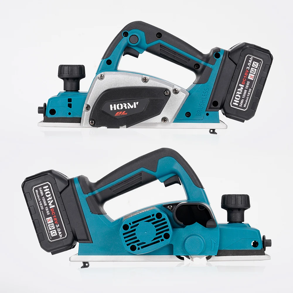 Brushless Cordless Electric Planer 15000RPM Electric Hand Planer Home DIY Furniture Wood Cutting Tool for Makita 18V Battery 3