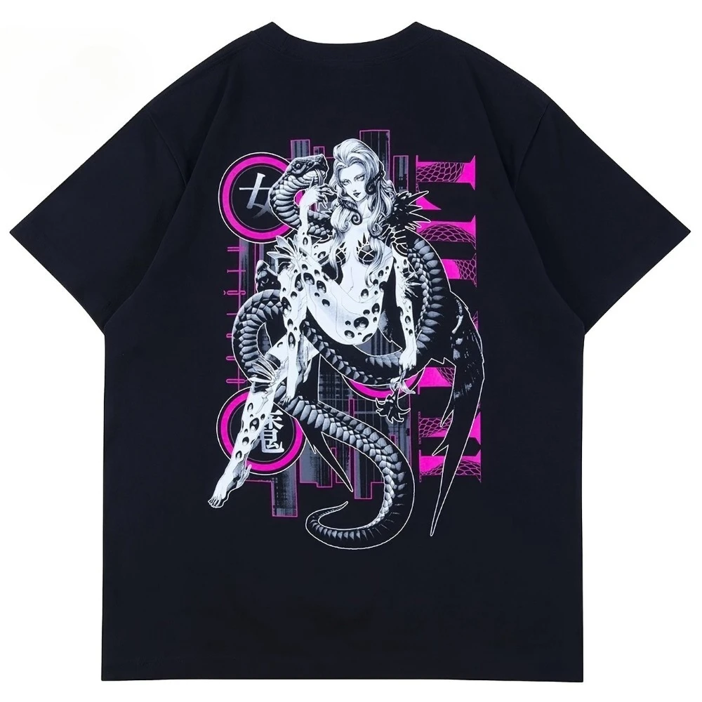 Shin Megami Tensei V: Revenge Lilith T-Shirt – Unisex schwarzes T-Shirt mit dem ikonischen Lilith-Logo. Herren-T-Shirts für den Sommer