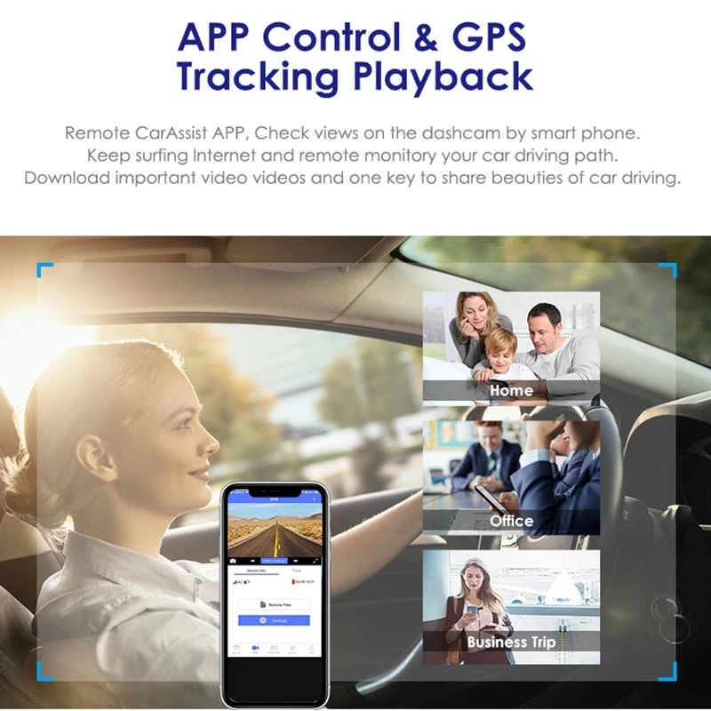 AZDOME C9 PRO 4G  ī޶, ̺ Ʈ 1080P  ī޶, GPS   ֽ  ˶, DVR  ķ  
