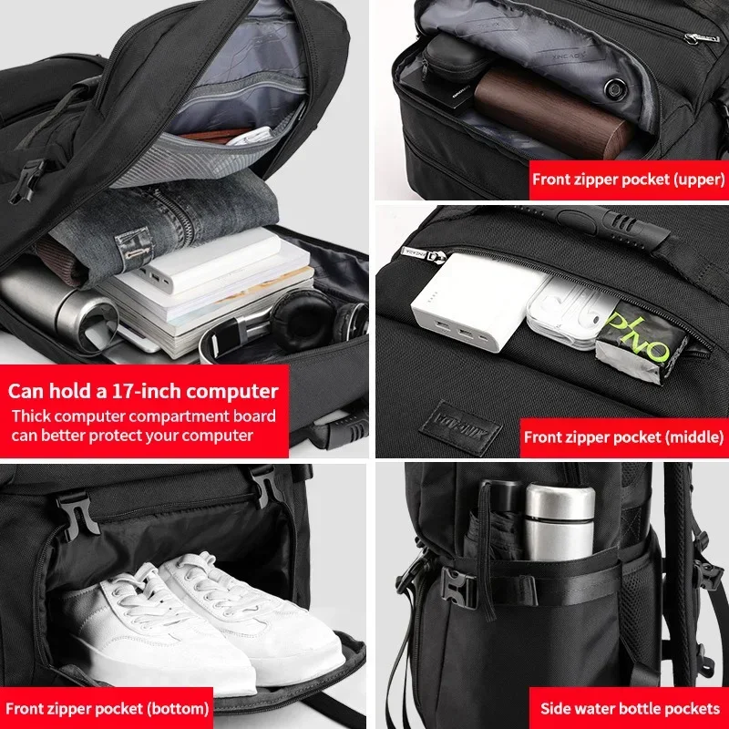 Large 80L Waterproof Travel Backpack for Men and Women