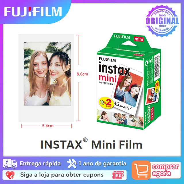 20 UNIDADES CARRETE PAPEL INSTAX MINI CAMARA