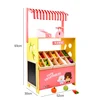 Children Pretend House Play Fruit Vegetable Selling Stand Stall Role Play Set Montessori Educational Wooden Toys For Kid Gift 6