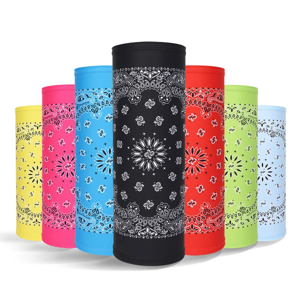 

Windproof Hiking Scarves Women Tube Bandana Paisley Bandanna Sport UV-Anti Face Neck Gaiter Magic Scarf Fishing Cycling Ski Mask