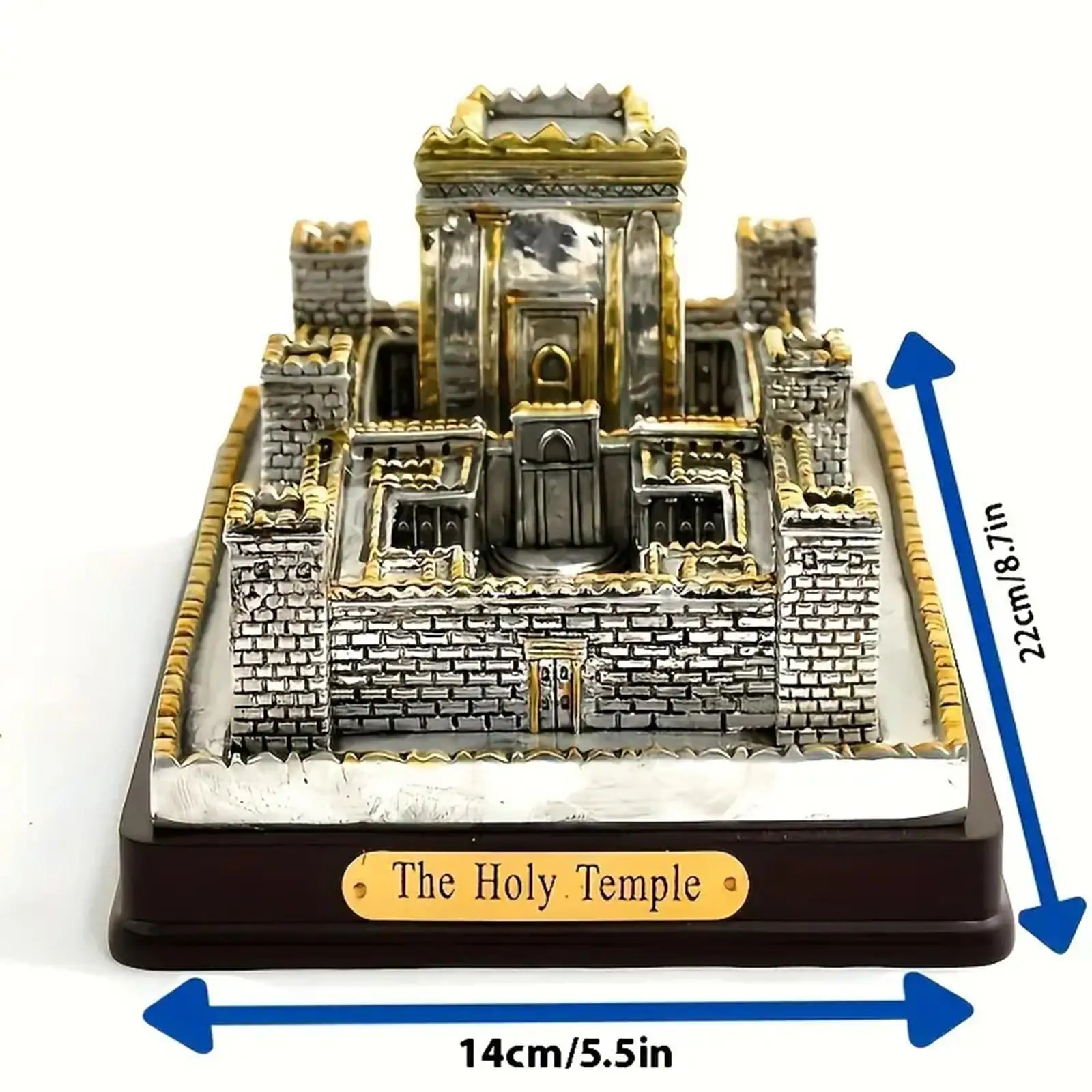 The Holy Temple Statue Collectible Creative Table Sculpture Jerusalem Model For Office Shelf Desk Cabinet Housewarming Gift