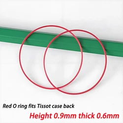 Set of Red Gasket O - Rings (25 - 42MM) for Watch Case Bottom Cover (2PCS)