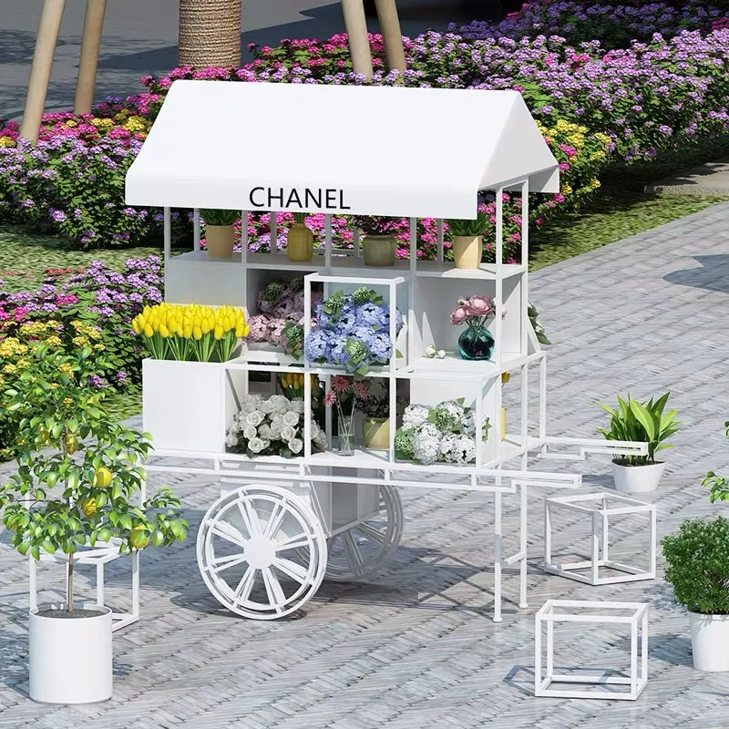 Iron Outdoor Decor Wedding Decor Props Gardening Photography Flower Stand Ornaments Flower Shop Display stand float ornaments