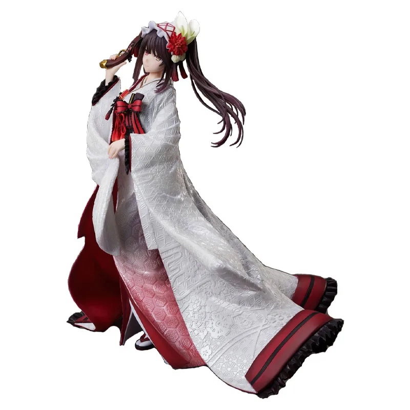 

[В наличии] F:NEX DATE ALIVE IV Kurumi Tokisaki Shiromuku Аниме фигурки коллекционные игрушки подарки