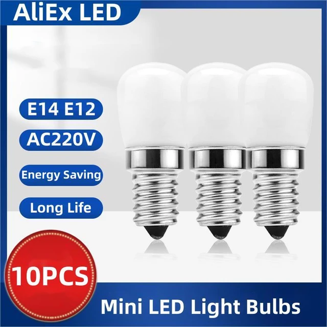 4PCS E14 Refrigerator Light Bulb 220V 15W Oven Light Bulb Replacement Bulbs  for Kitchen Ventilator Sewing Machine - AliExpress