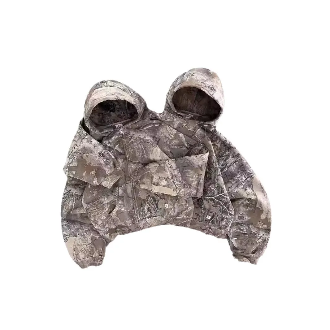 2024 New AKIMBO Couple Sle Loose Long Sve Casual Hoodie Autumn Winter Trendy Polyester Fiber Full Zipper Streetwear