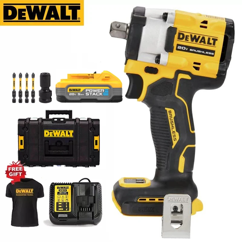 DeWalt DCF922 18V XR Cordless Brushless 1/2" Compact Impact Wrench Kit