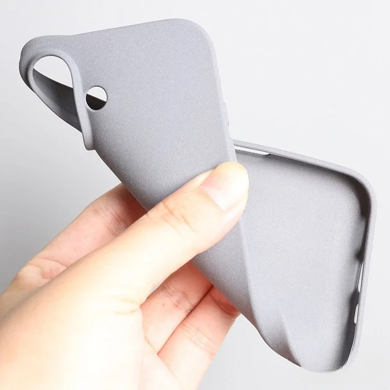 Ultra Thin Sandstone Matte Shockproof Silicone Bumper Phone Case