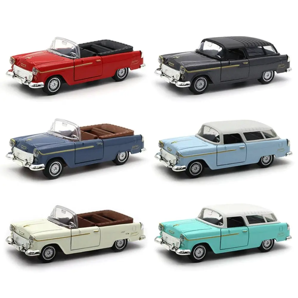 

Die-cast Car Model Toy Miniatures Vintage Classic Simulation Car Model 1:32 Alloy Pull-back Car Childrens Toy