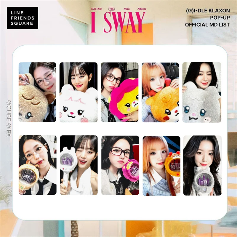 (G)I-DLE gidle ウギ I SWAY mumo トレカ 5pcs/set KPOP (G)I-DLE Album I SWAY LOMO Card Fan