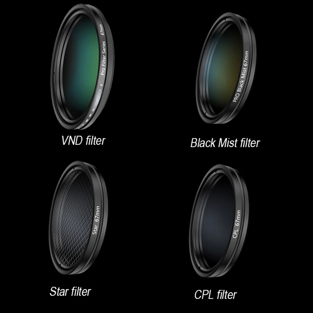 Premium Metal Filter Adapter Phone Lens with Enhanced ND CPL for Smartphone Photography