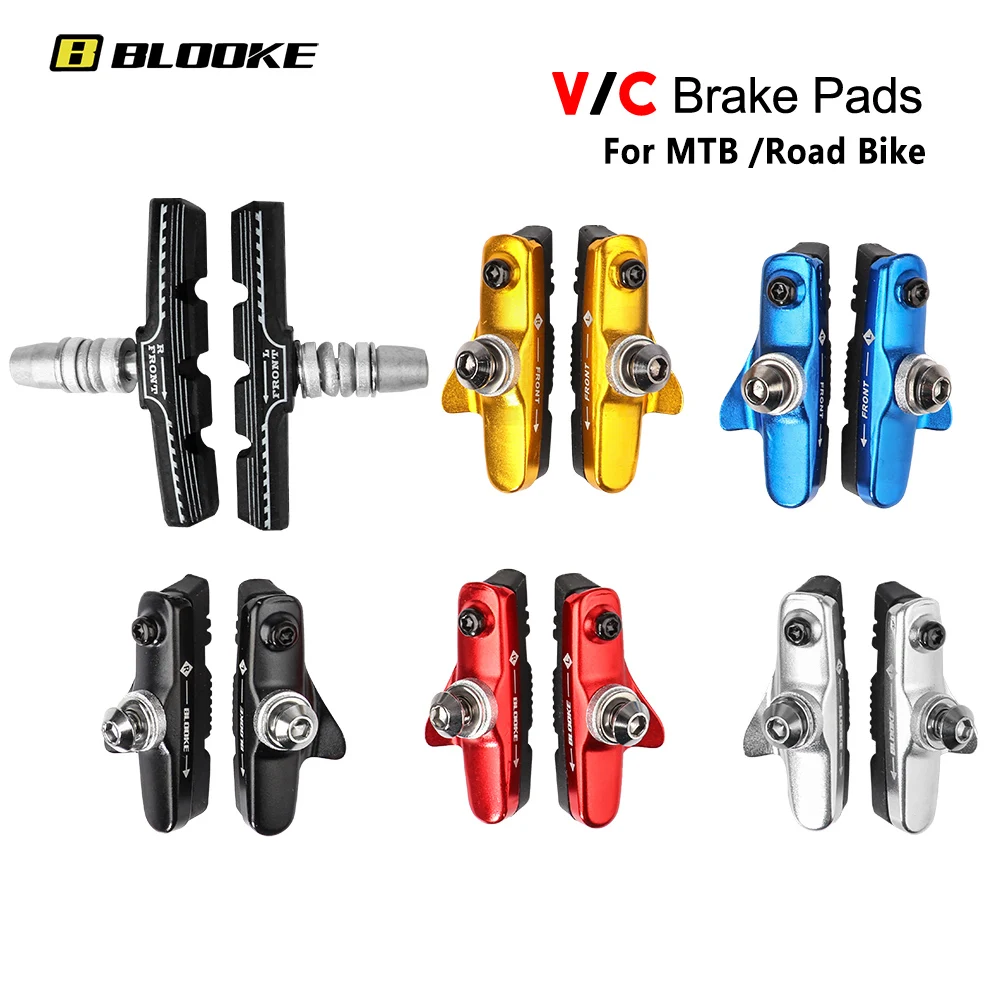 

BLOOKE-C-Brake Road Bike Pads, V-Brake, Горный велосипед, Алюминиевый сплав, Запчасти для велоспорта, 70 мм, 55 мм