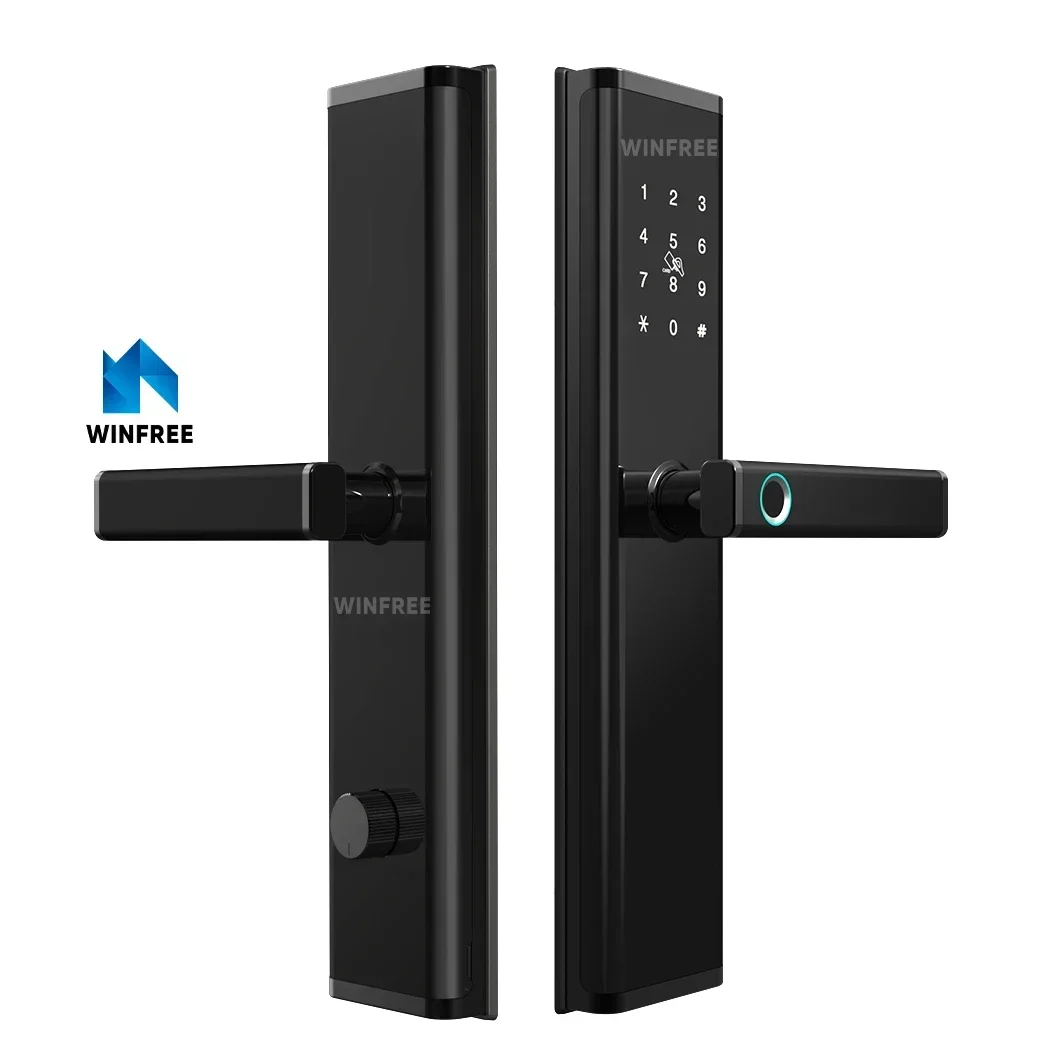공장가 WiFi TTLock 스마트 도어락 디지털 키패드 전자 키리스 도어락 지능형 스마트 도어락 현관문용