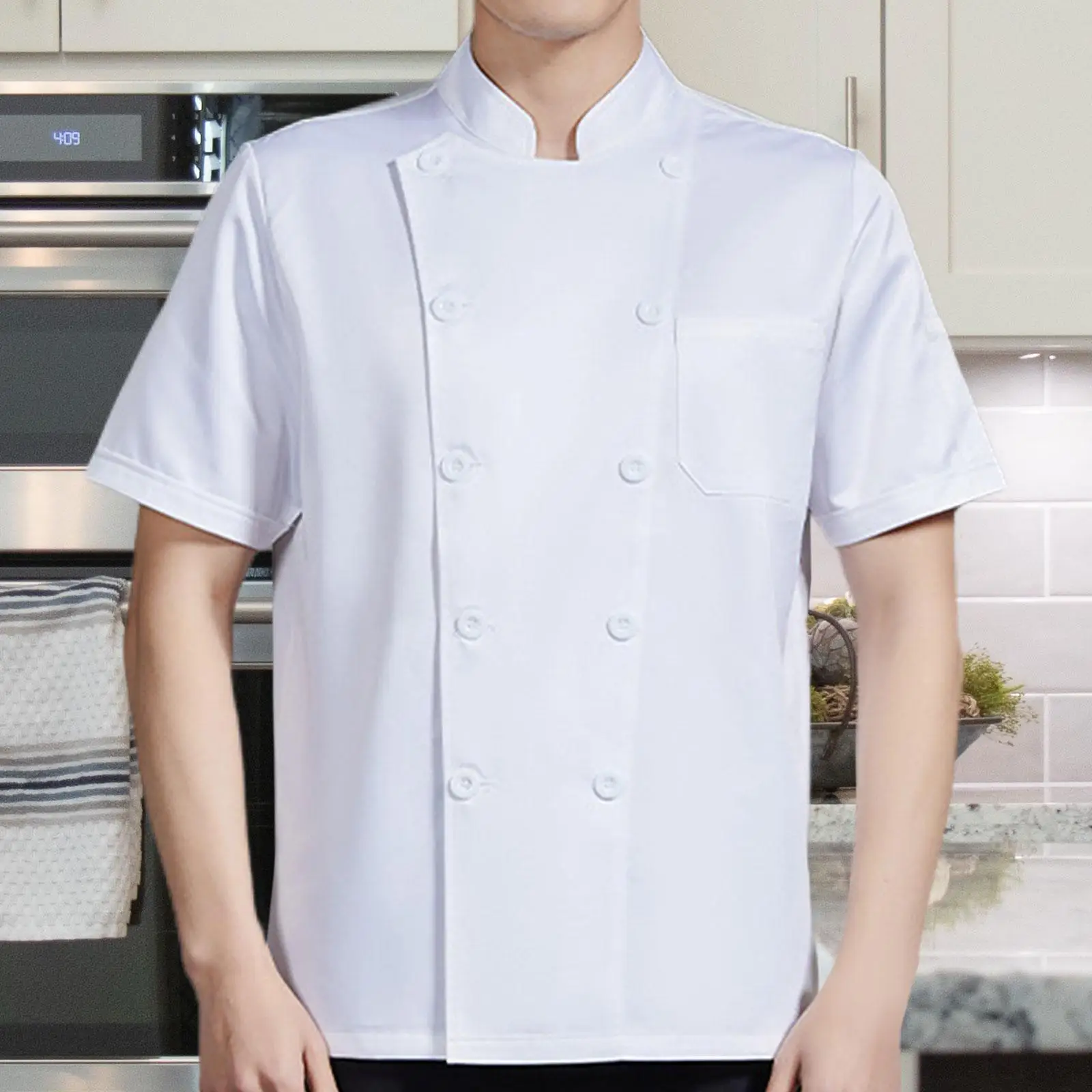 Chef Jacket Chef Coat Waiter Apparel Shirt Workwear Uniform for Food Industry