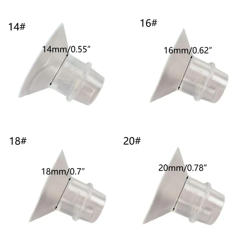 Adjustable Flange Attachment Universal Flange Insert Adapter for Efficient Milk Expression with Breast breast pump accessories